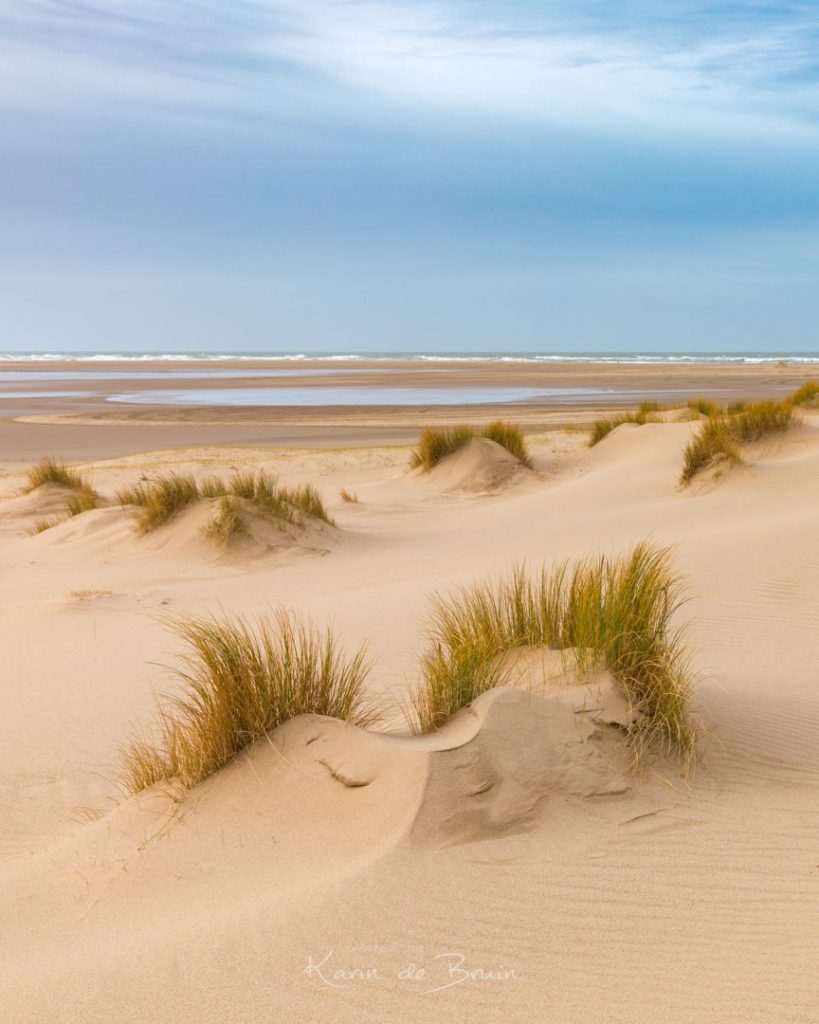 Compositie op het strand