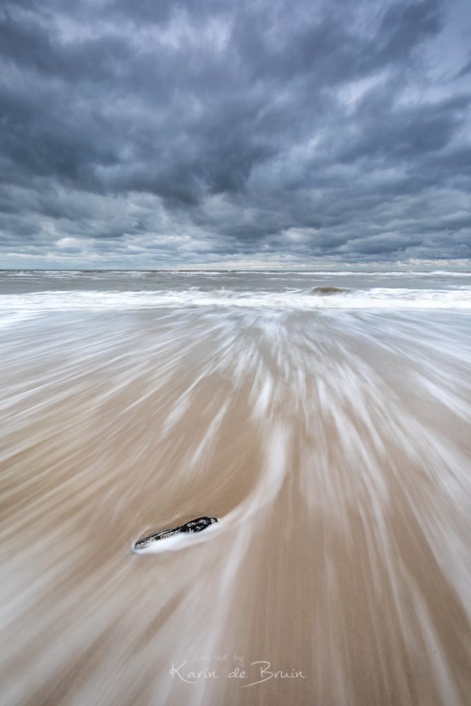Compositie op het strand