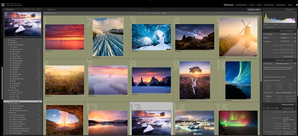 Lightroom bibliotheek