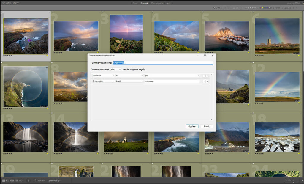 Lightroom Slimme verzamling