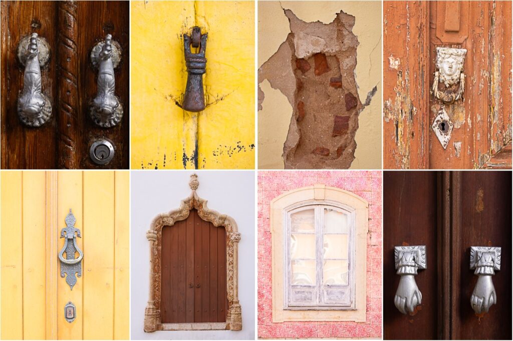 Collage detail foto's dorpje